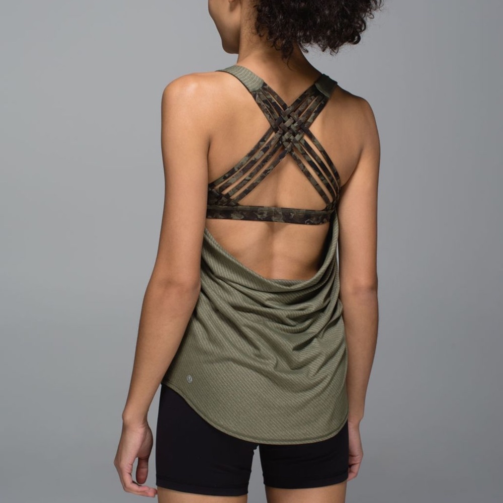 Lululemon Wild Tank Heathered Mystic Jungle Camo
